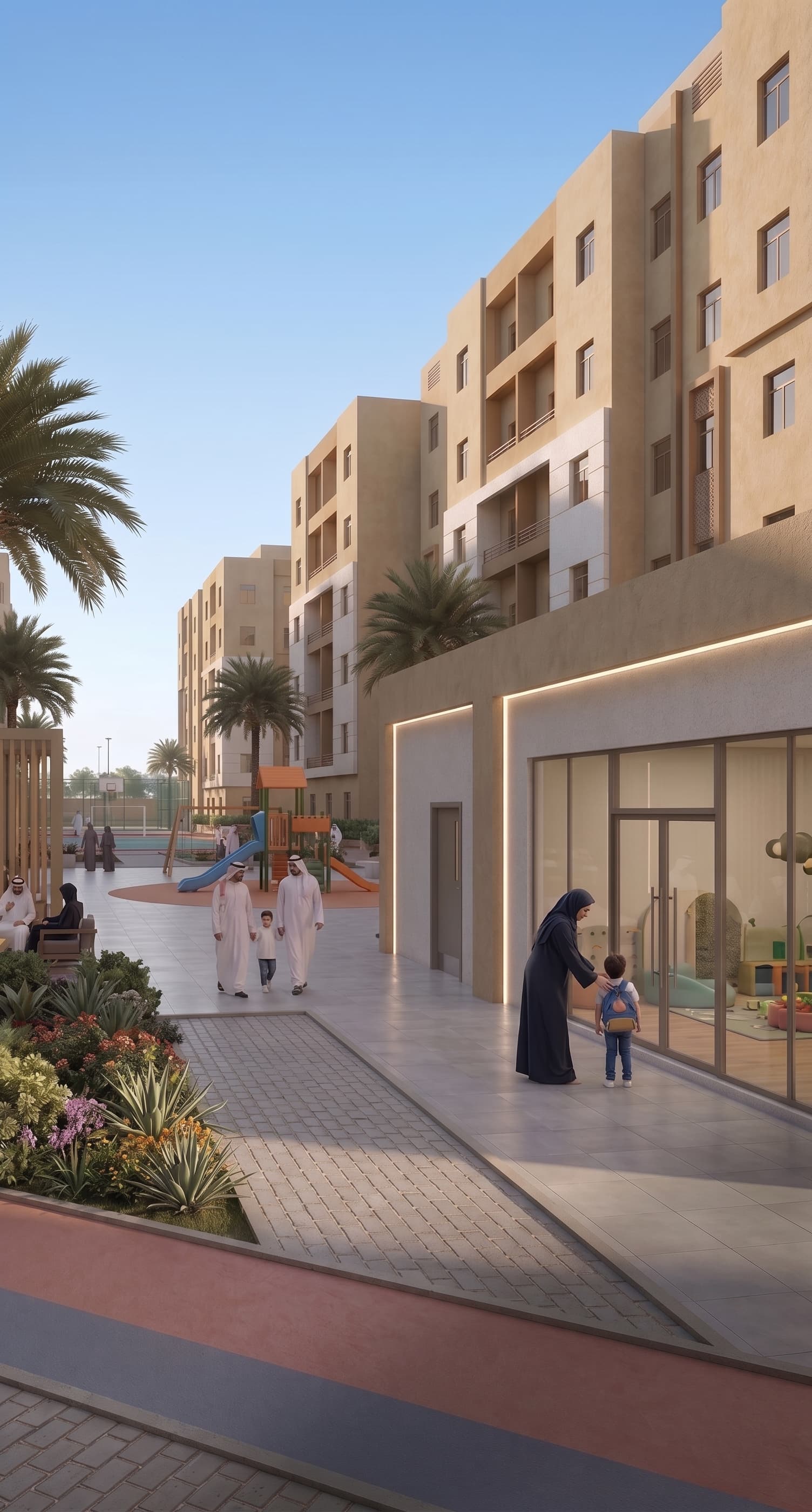 A fully integrated residential complex