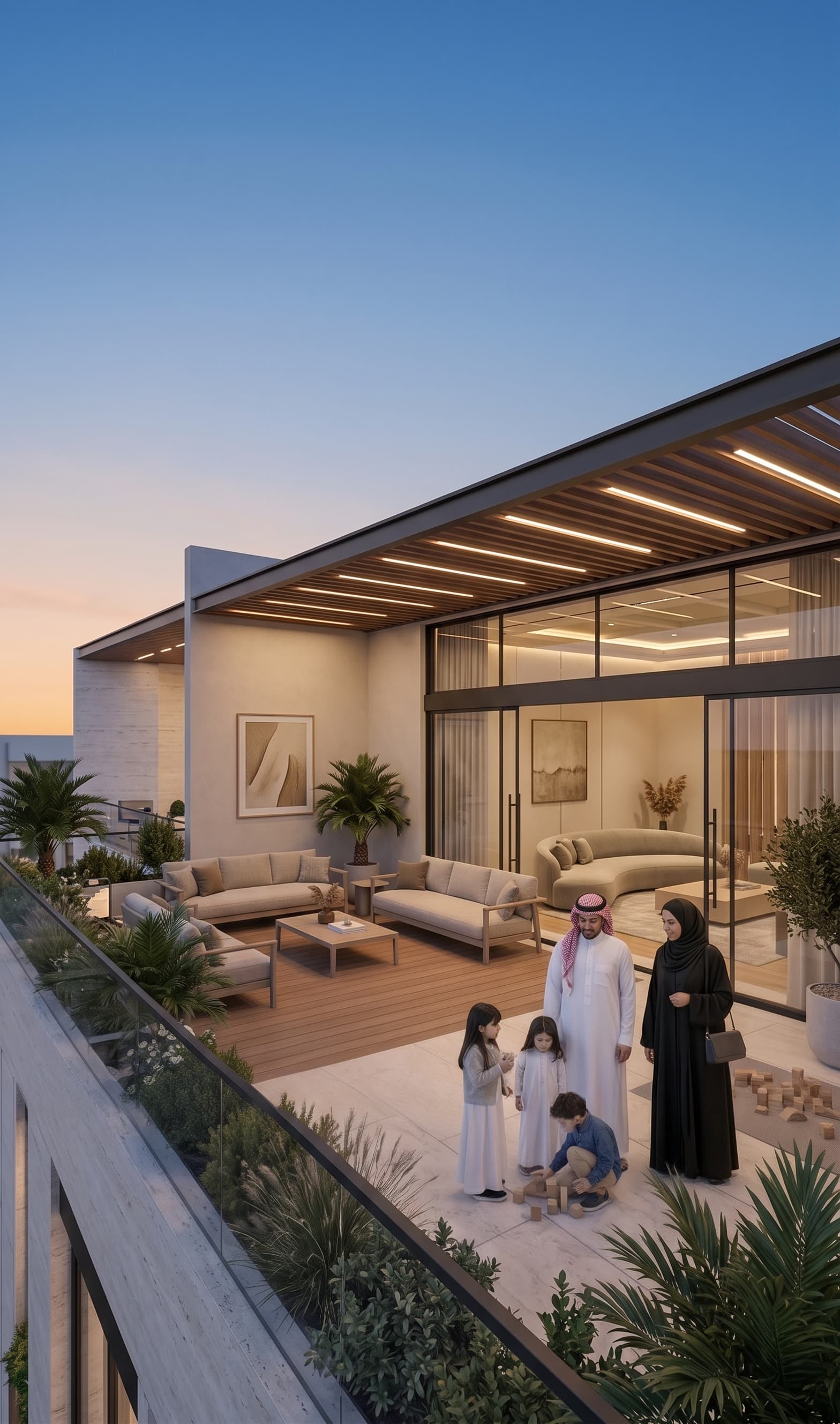 Peace and Comfort in Taameer 51 Roof Residence in Jeddah: 283 m²