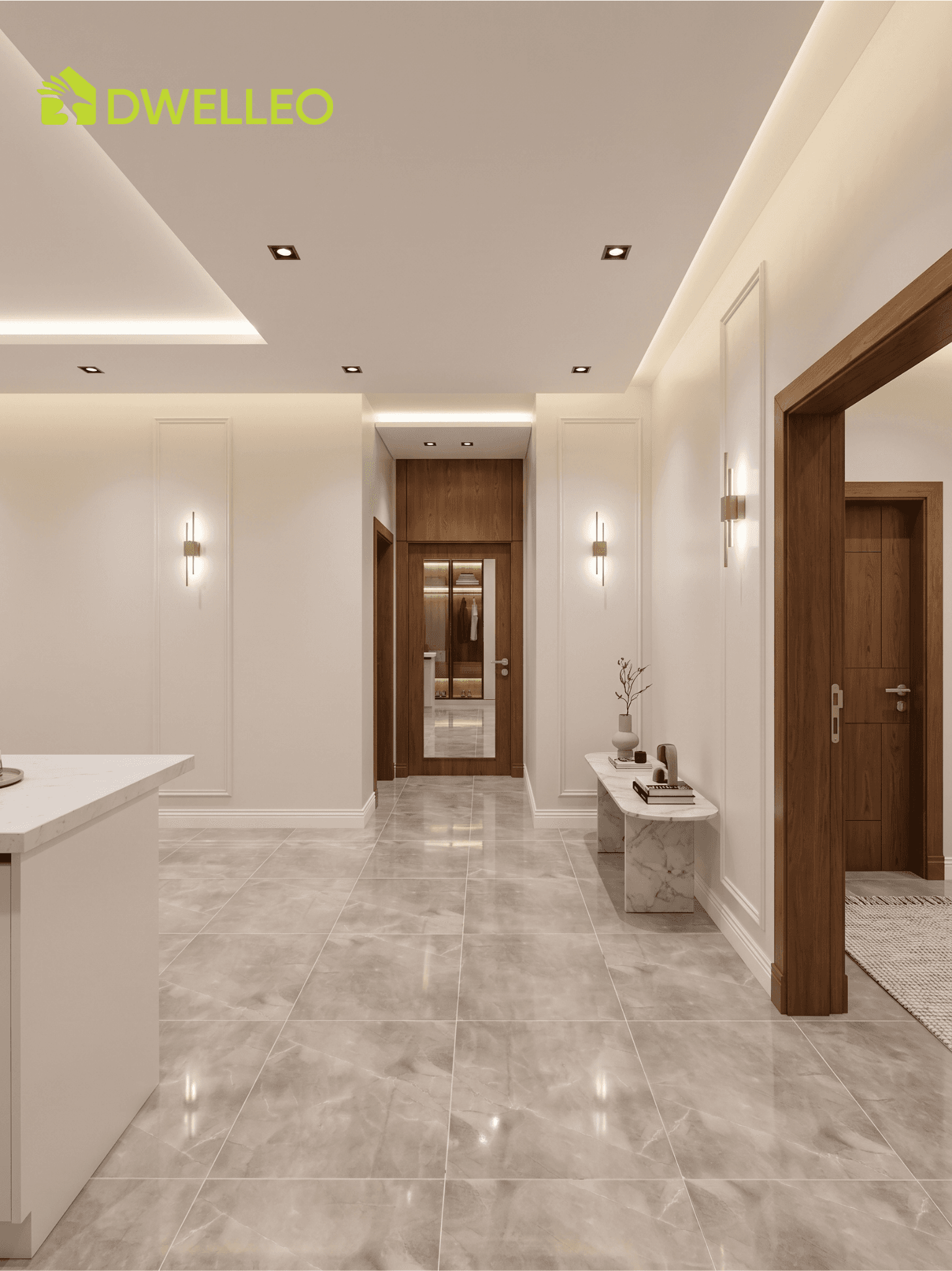 Refined Comfort: 159 sqm Sophisticated Apartment on the 4th Floor